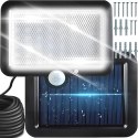 Lampa solarna zewnętrzna z czujnikiem ruchu zmierzchu 108 LED 2200 W