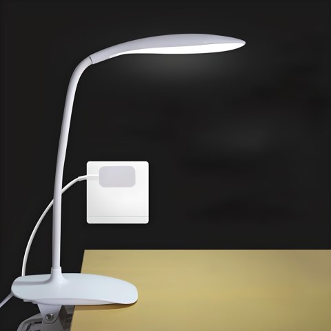 Lampka biurkowa szkolna mocowana do blatu na klips 14 LED