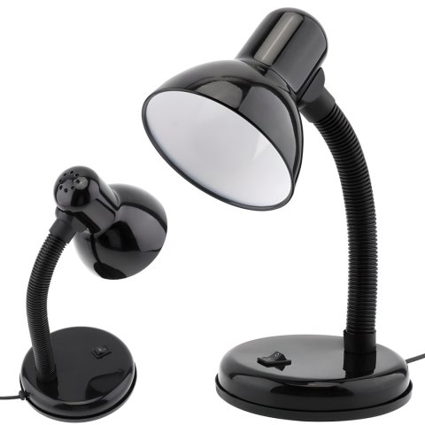 Lampka szkolna biurkowa regulowana E27 220 V - czarna