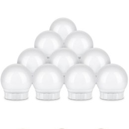 Lampki światełka żarówki LED na lustro toaletkę 10 poziomów 2 m