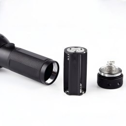 Latarka UV taktyczna metalowa na baterie 51 LED