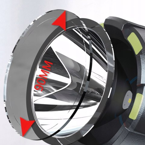 Latarka lampa akumulatorowa warsztatowa z rączką IP6 240 m