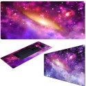Podkładka mata gamingowa na biurko pod mysz XXL 80 x 40 cm - kosmos różowy