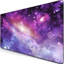 Podkładka mata gamingowa na biurko pod mysz XXL 80 x 40 cm - kosmos różowy