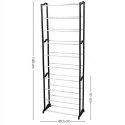 Półka regał stojak na buty 10 poziomów 51 cm