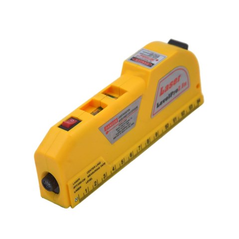 Poziomica laserowa z miarą 2 tryby 250 cm