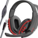 Słuchawki gamingowe z mikrofonem dla graczy LED