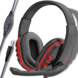 Słuchawki gamingowe z mikrofonem dla graczy LED