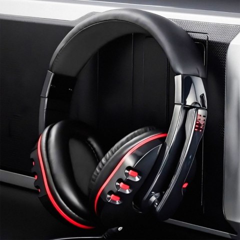 Słuchawki gamingowe z mikrofonem dla graczy LED