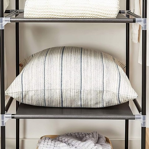 Szafa materiałowa tekstylna regał do garderoby 148 x 42 x 172,5 cm