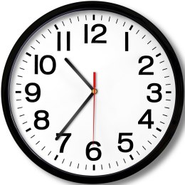 Zegar ścienny klasyczny kwarcowy cichy śr. 20 cm