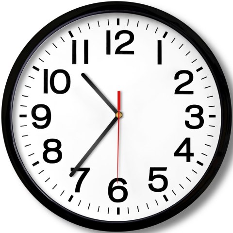 Zegar ścienny klasyczny kwarcowy cichy śr. 20 cm