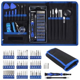 Zestaw wkrętaków śrubokrętów bitów precyzyjnych w etui - 73 el.