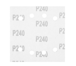 PAPIER ŚCIERNY KWADRAT P240 113*113MM, 8 OTW. 5 SZT.