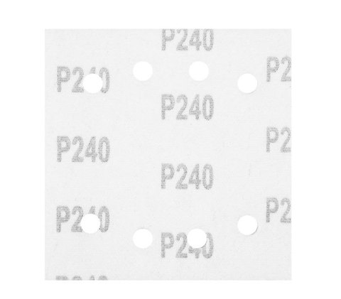 PAPIER ŚCIERNY KWADRAT P240 113*113MM, 8 OTW. 5 SZT.