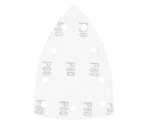 PAPIER ŚCIERNY ŻELAZKO P80 100*147MM, 9 OTW. 5 SZT.