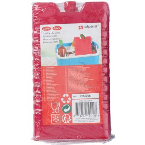 WKŁAD DO LODÓWKI 4X220ML CZERWONY WKŁAD DO LODÓWKI 4X220ML CZERWONY