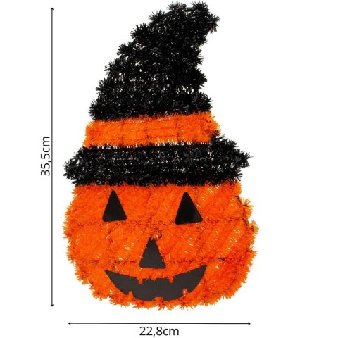 FIGURKA DEKORACYJNA DYNIA 35CM HALLOWEEN POMARAŃCZOWY PASEK FIGURKA DEKORACYJNA DYNIA 35CM HALLOWEEN POMARAŃCZOWY PASEK