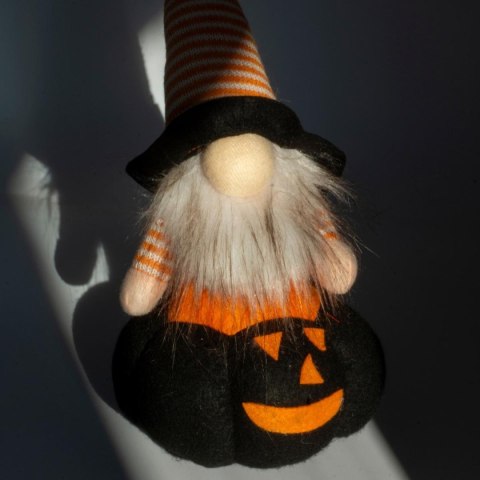 FIGURKA DEKORACYJNA NA DYNI 35CM LED HALLOWEEN CZARNY FIGURKA DEKORACYJNA NA DYNI 35CM LED HALLOWEEN CZARNY
