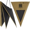 GWIAZDA DEKORACYJNA WISZĄCA PAPIEROWA FSC 18x60CM CZARNA 7 RAMION MICA GWIAZDA DEKORACYJNA WISZĄCA PAPIEROWA FSC 18x60CM CZARNA 7 RAMION MICA