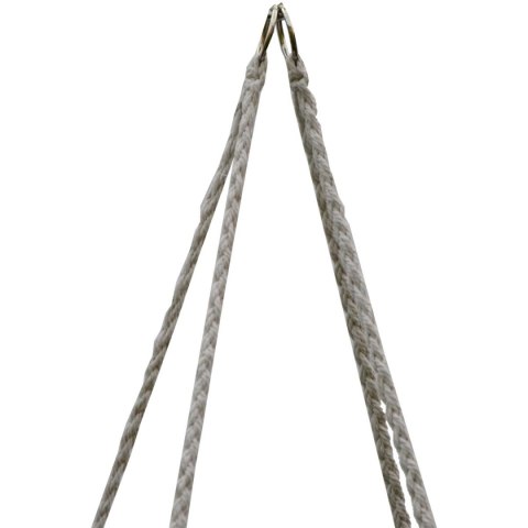 HAMAK AŻUROWY FOTEL WISZĄCY BOCIANIE GNIAZDO 80x60CM ECRU