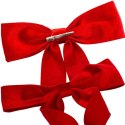 KOKARDA DEKORACYJNA CZERWONA 2x19x48CM 4 SZT MICA KOKARDA DEKORACYJNA CZERWONA 2x19x48CM 4 SZT MICA