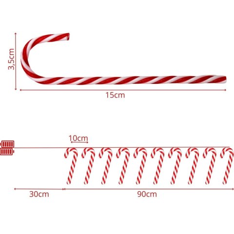 LAMPKI GIRLANDA 10 LED LIZAKI LASKI CHOINKOWE CIEPŁY BIAŁY LUCA LAMPKI GIRLANDA 10 LED LIZAKI LASKI CHOINKOWE CIEPŁY BIAŁY LUCA