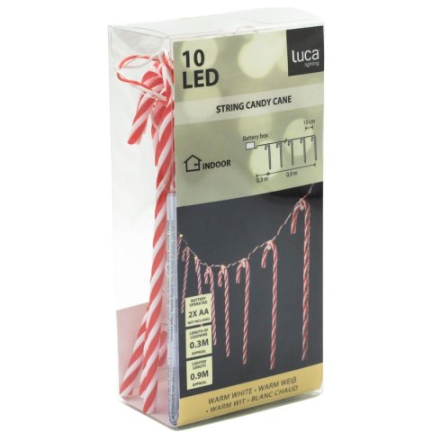 LAMPKI GIRLANDA 10 LED LIZAKI LASKI CHOINKOWE CIEPŁY BIAŁY LUCA LAMPKI GIRLANDA 10 LED LIZAKI LASKI CHOINKOWE CIEPŁY BIAŁY LUCA