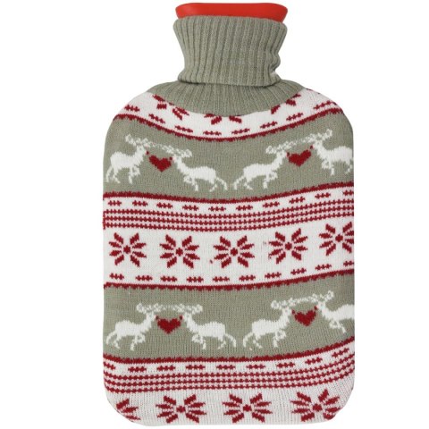TERMOFOR GUMOWY W POKROWCU NORDIC 1,75L SZARY TERMOFOR GUMOWY W POKROWCU NORDIC 1,75L SZARY