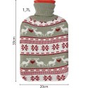 TERMOFOR GUMOWY W POKROWCU NORDIC 1,75L SZARY TERMOFOR GUMOWY W POKROWCU NORDIC 1,75L SZARY