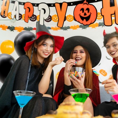 ZESTAW DEKORACYJNY HAPPY HALLOWEEN 14 ELEMENTÓW ZESTAW DEKORACYJNY HAPPY HALLOWEEN 14 ELEMENTÓW