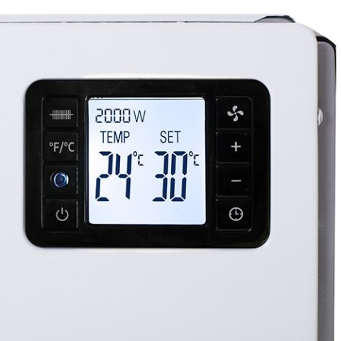 GRZEJNIK KONWEKTOROWY LCD Z PILOTEM BIAŁY 2000W CR 7739 GRZEJNIK KONWEKTOROWY LCD Z PILOTEM BIAŁY 2000W CR 7739