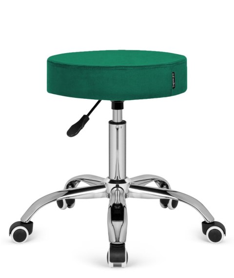 Krzesło obrotowe SIMPLE OFFICE GREEN VELVET Krzesło obrotowe SIMPLE OFFICE GREEN VELVET