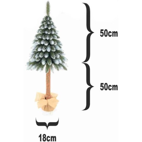 CHOINKA NA PNIU 100CM JODŁA DIAMENTOWA