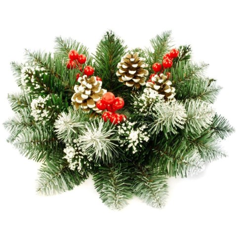 WIANEK DIAMENTOWY DUŻY Z JARZĘBINĄ I SZYSZKAMI SASKA GARDEN