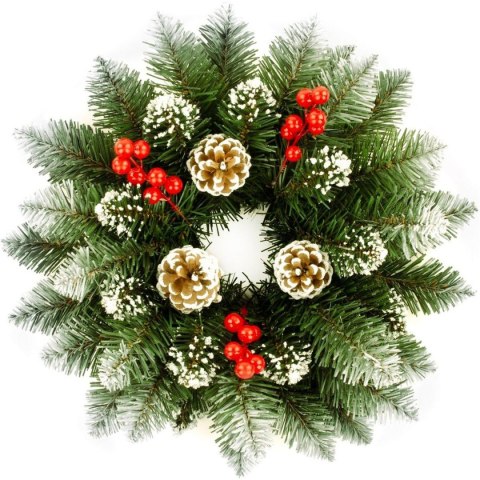 WIANEK DIAMENTOWY DUŻY Z JARZĘBINĄ I SZYSZKAMI SASKA GARDEN