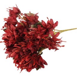 Bukiet 5 gałązek z kwiatami azalii kolor czerwony