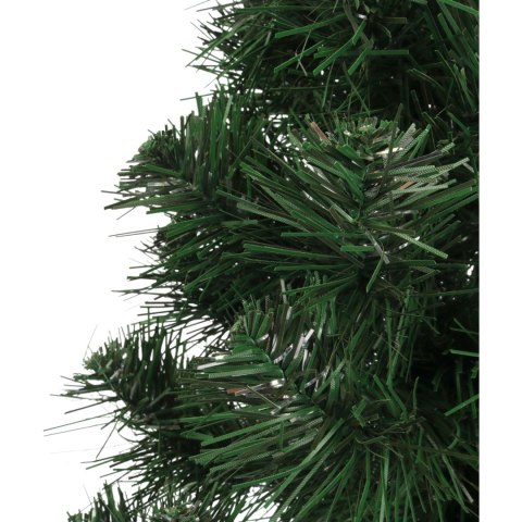 Choinka Sztuczna ZIELONO-SREBRNA 45 CM, Polskiego Producenta GOLIAT, Gotowa do Rozłożenia