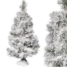 Choinka ZIELONA OŚNIEŻONA 60 CM