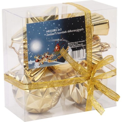 Komplet bombek plastikowych, mix, HR31003-1-3