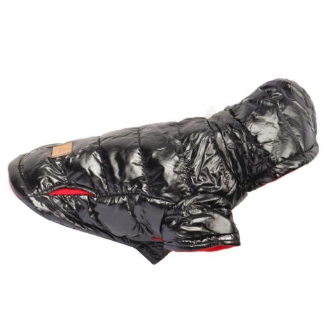 Kurtka Ochronna dla Psa XL Czarno-Czerwona Wodoodporna i Ciepła