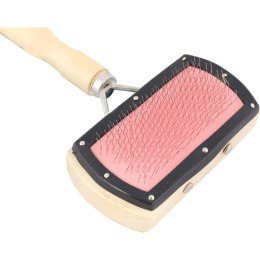 Szczotka dwustronna do czesania PSA PSÓW masowania czerwona