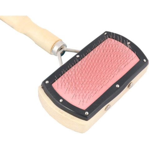 Szczotka dwustronna do czesania PSA PSÓW masowania czerwona