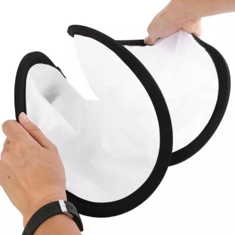 Blenda fotograficzna okrągła 5w1 złota srebrna biała składana śr. 60 cm