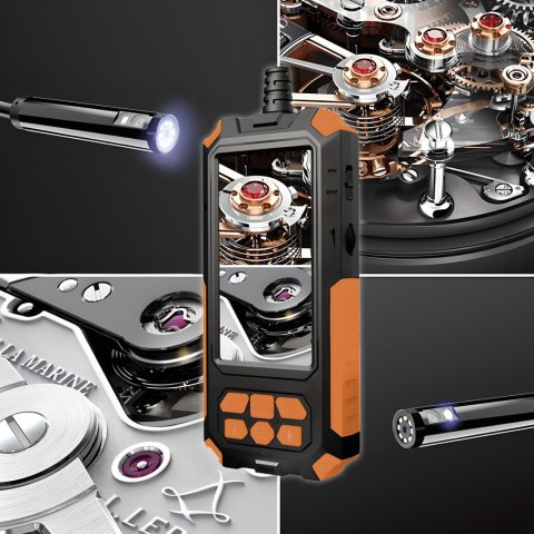 Endoskop kamera inspekcyjna 8 LED 3 końcówki Full HD