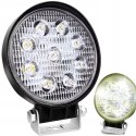 Lampa halogen roboczy okrągły śr. 10 cm 9 LED 12 V 27 W
