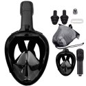 Maska do snorkelingu pływania pełnotwarzowa L/XL