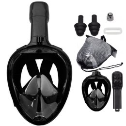 Maska do snorkelingu pływania pełnotwarzowa L/XL