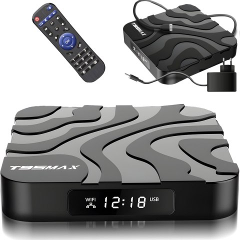 Przystawka odtwarzacz multimedialny do telewizora Smart TV BOX 6 K Wi-Fi PILOT