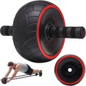 Roller kółko do treningu ćwiczeń mięśni brzucha pleców śr. 17 cm